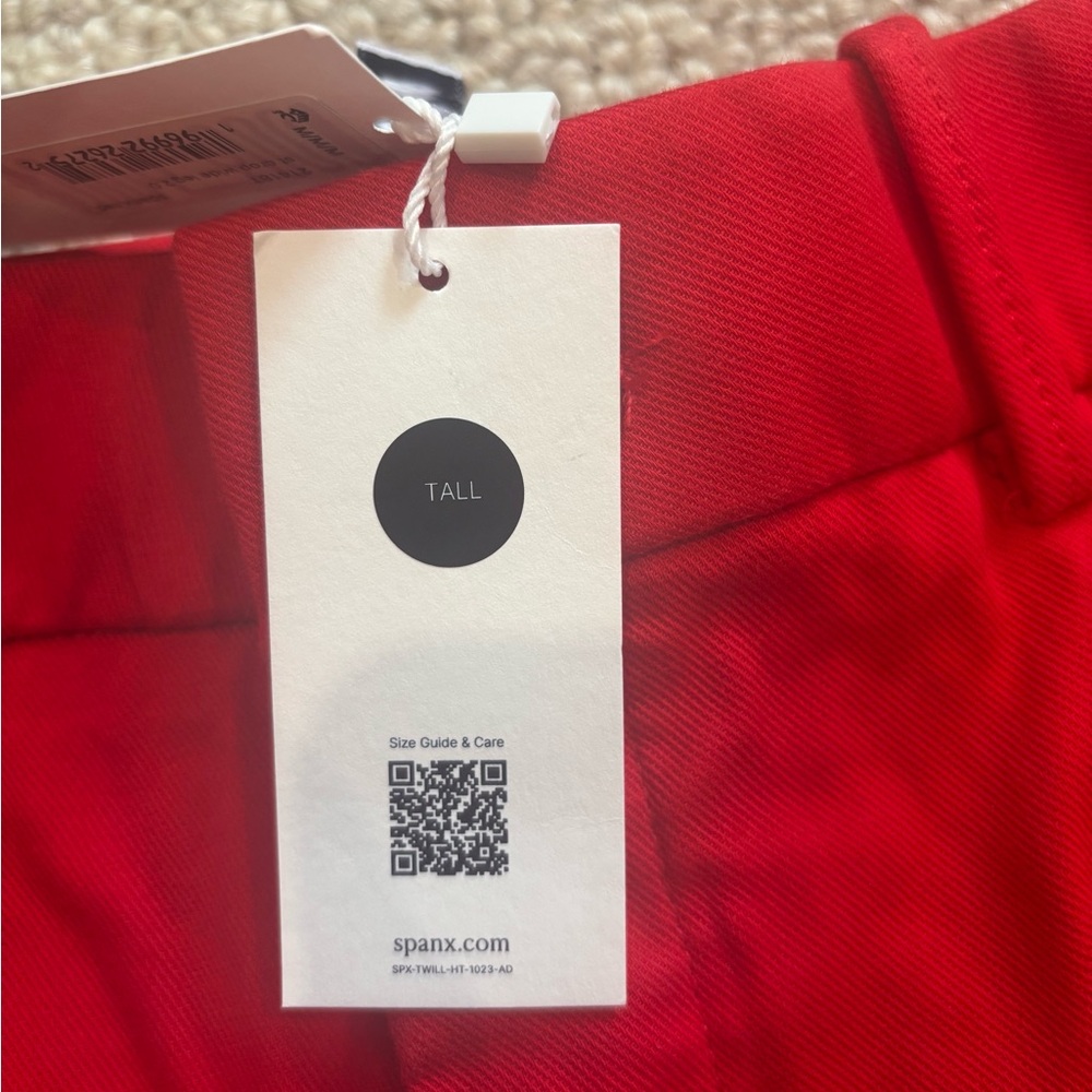 SPANX Vibrant Scarlet Trousers